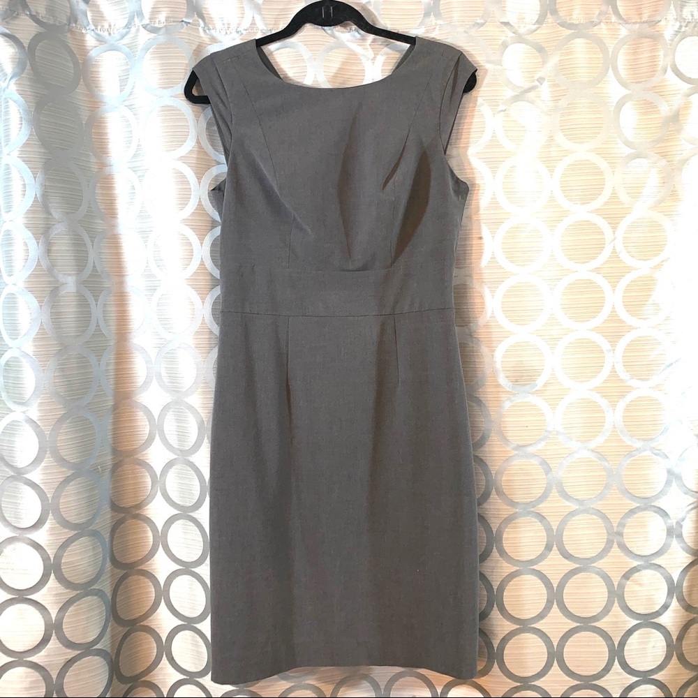 The Limited Collection Grey V-Back Sheath Dress 8